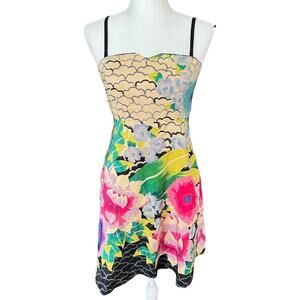 Moulinette Soeurs for Anthropologie Painted Lotus Dress size 4